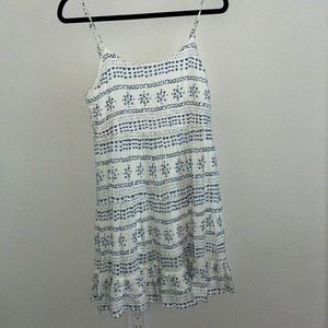 White Pattern Dress